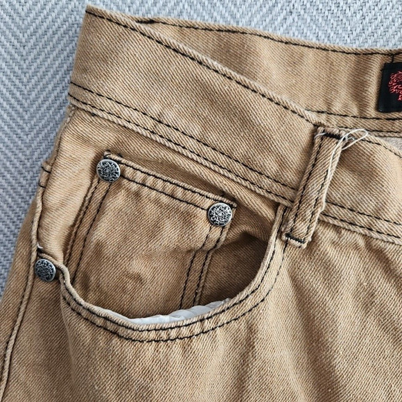 Blac Lacquer Straight Stretch Denim Gray Jeans No Tag measured Size 35x30 - Picture 7 of 16